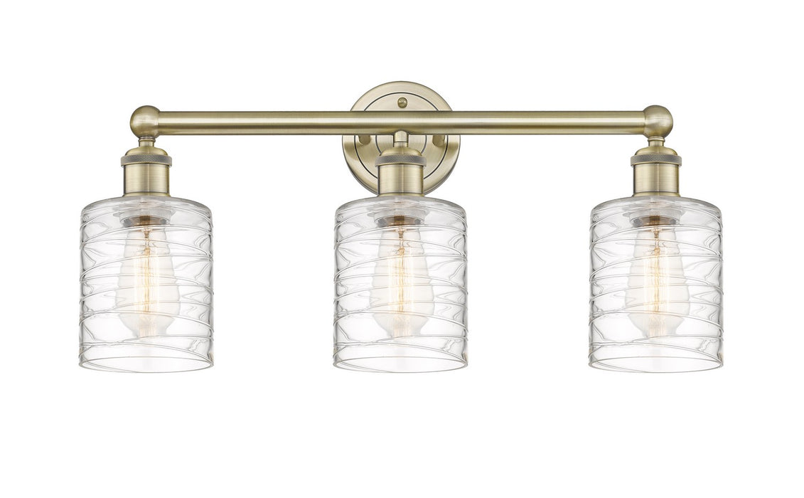 Innovations 616-3W-AB-G1113 Three Light Bath Vanity, Antique Brass