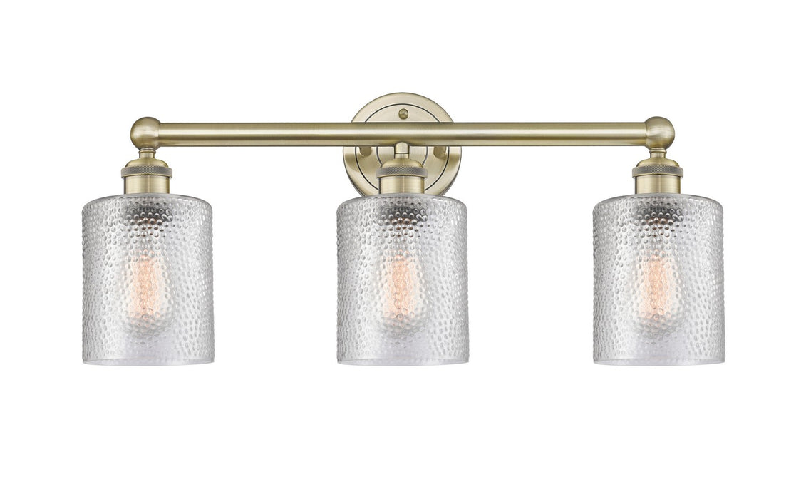 Innovations 616-3W-AB-G112 Three Light Bath Vanity, Antique Brass