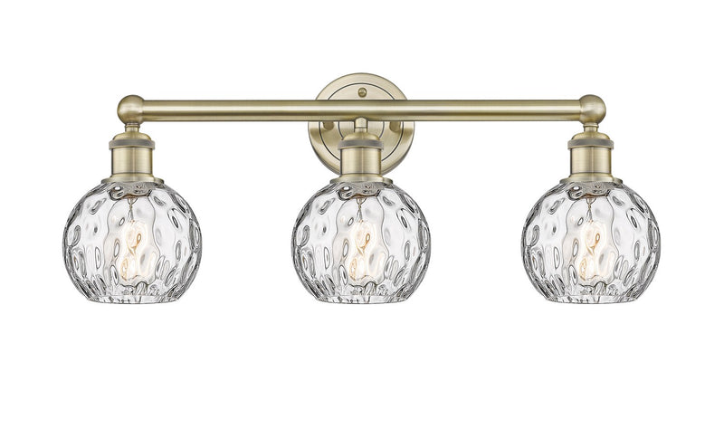 Innovations 616-3W-AB-G1215-6 Three Light Bath Vanity, Antique Brass