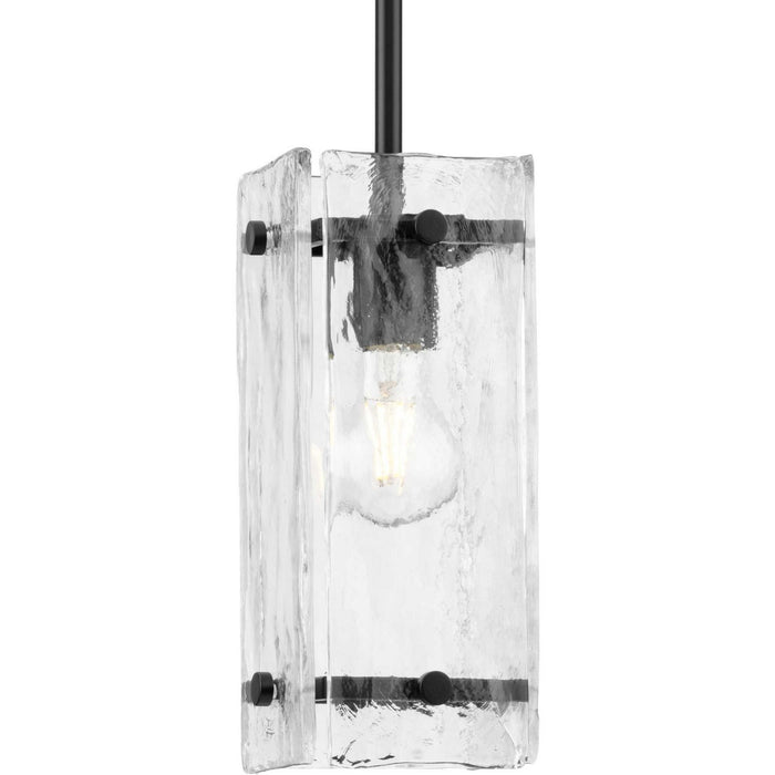 Progress Lighting P500434-31M One Light Pendant, Matte Black