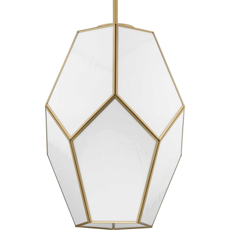 Progress Lighting P500436-078 One Light Pendant, Vintage Gold