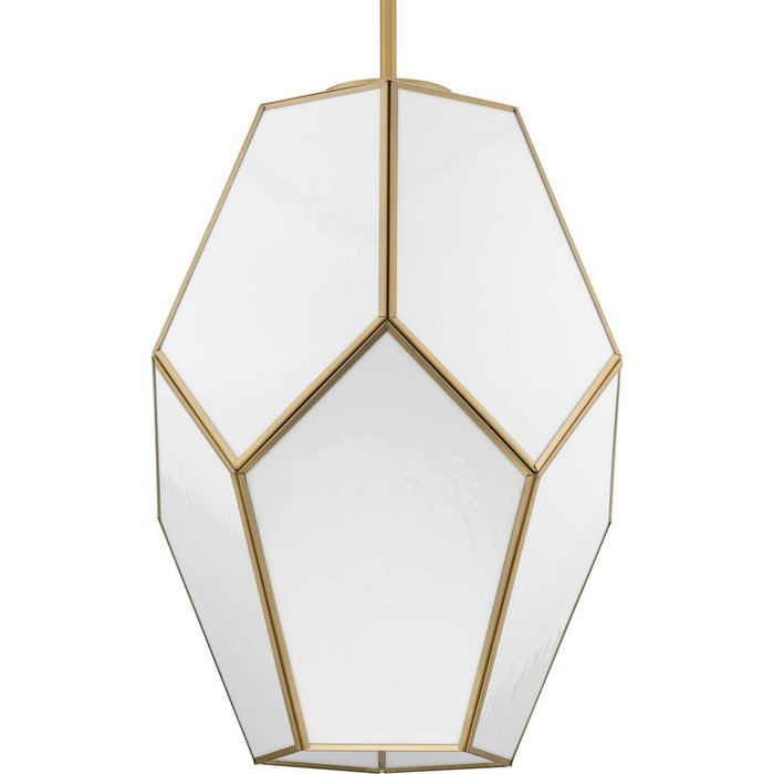 Progress Lighting P500436-078 One Light Pendant, Vintage Gold