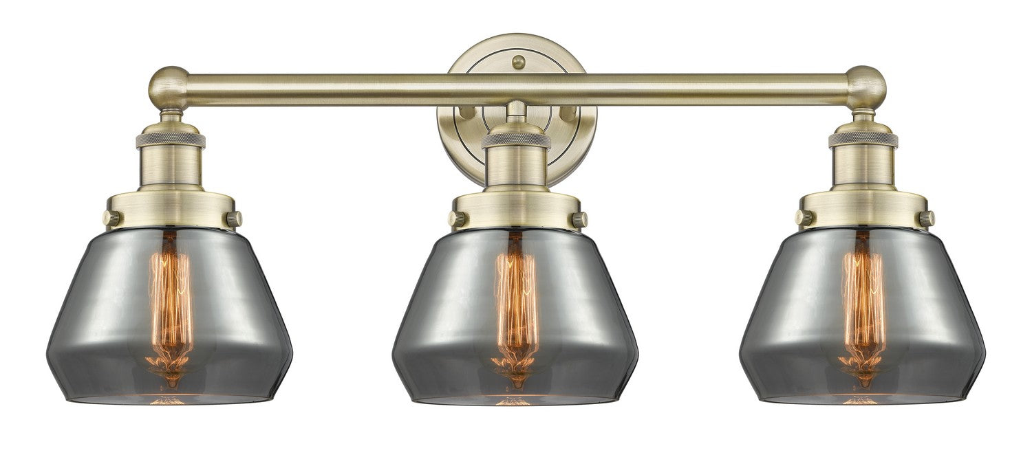 Innovations 616-3W-AB-G173 Three Light Bath Vanity, Antique Brass