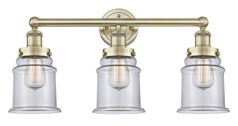 Innovations 616-3W-AB-G182 Three Light Bath Vanity, Antique Brass