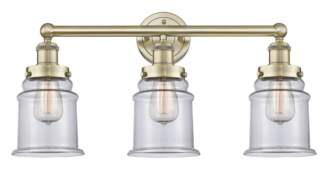 Innovations 616-3W-AB-G182 Three Light Bath Vanity, Antique Brass