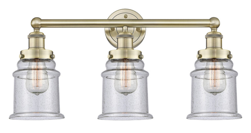 Innovations 616-3W-AB-G184 Three Light Bath Vanity, Antique Brass