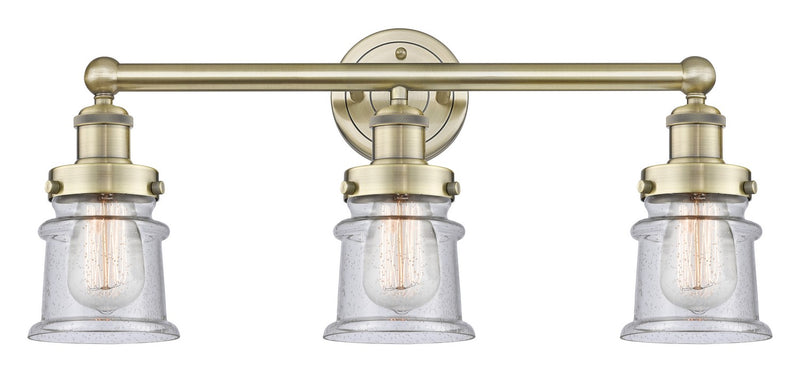 Innovations 616-3W-AB-G184S Three Light Bath Vanity, Antique Brass