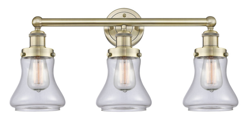 Innovations 616-3W-AB-G192 Three Light Bath Vanity, Antique Brass