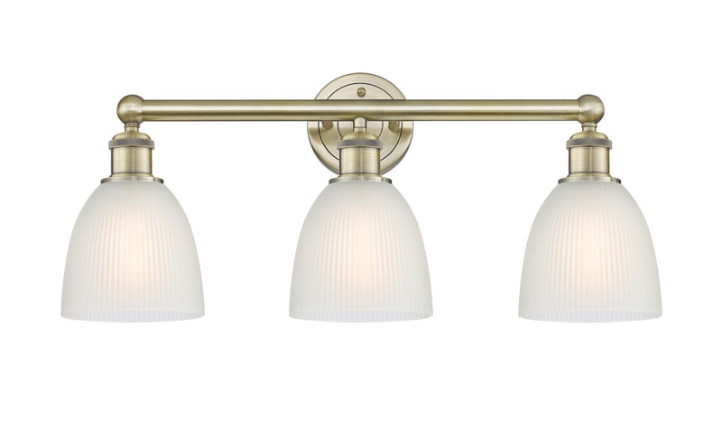 Innovations 616-3W-AB-G381 Three Light Bath Vanity, Antique Brass