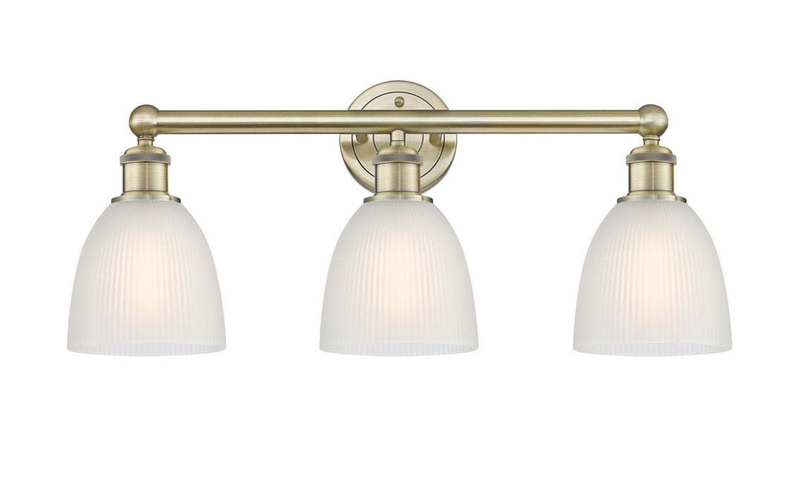 Innovations 616-3W-AB-G381 Three Light Bath Vanity, Antique Brass