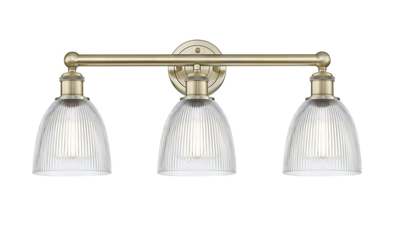 Innovations 616-3W-AB-G382 Three Light Bath Vanity, Antique Brass