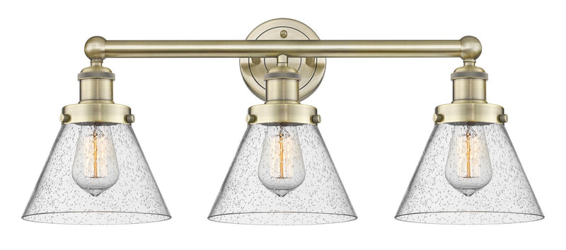 Innovations 616-3W-AB-G44 Three Light Bath Vanity, Antique Brass