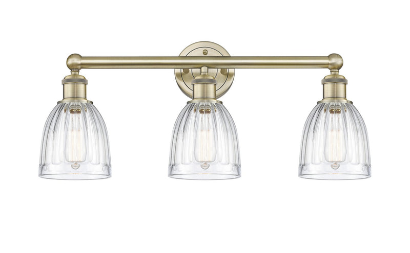 Innovations 616-3W-AB-G442 Three Light Bath Vanity, Antique Brass