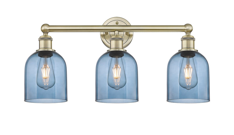 Innovations 616-3W-AB-G558-6BL Three Light Bath Vanity, Antique Brass
