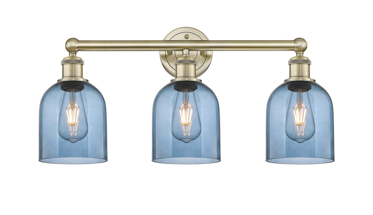 Innovations 616-3W-AB-G558-6BL Three Light Bath Vanity, Antique Brass