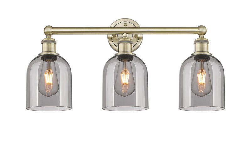 Innovations 616-3W-AB-G558-6SM Three Light Bath Vanity, Antique Brass