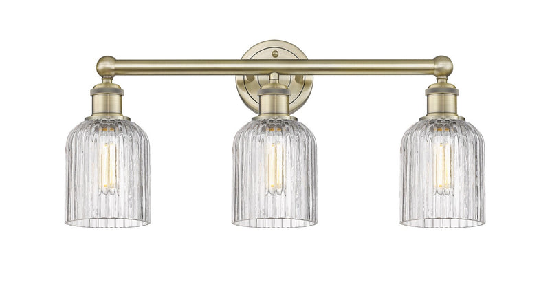 Innovations 616-3W-AB-G559-5CL Three Light Bath Vanity, Antique Brass