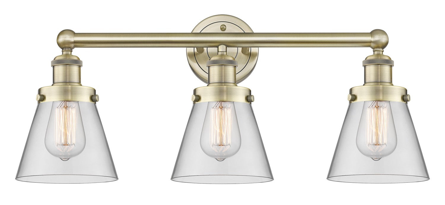 Innovations 616-3W-AB-G62 Three Light Bath Vanity, Antique Brass