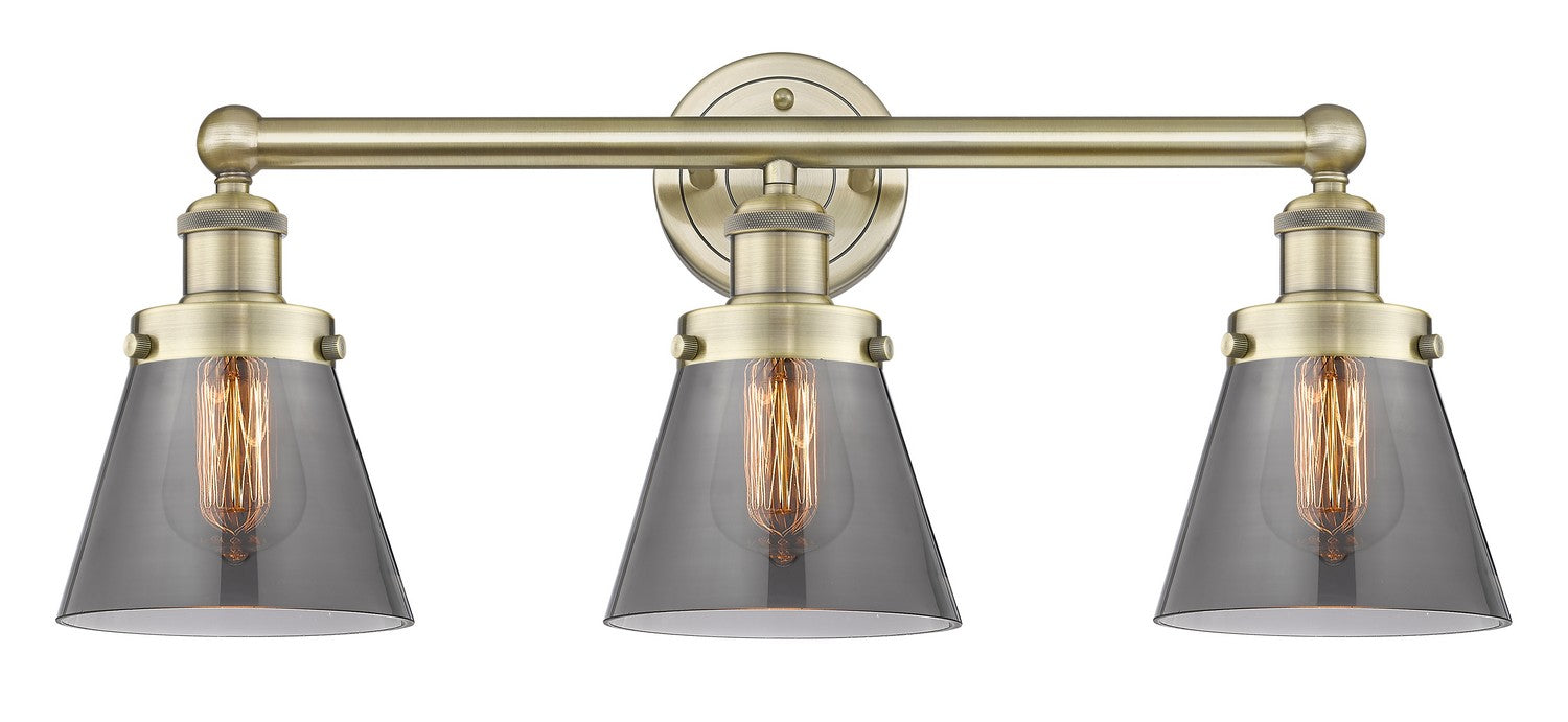 Innovations 616-3W-AB-G63 Three Light Bath Vanity, Antique Brass