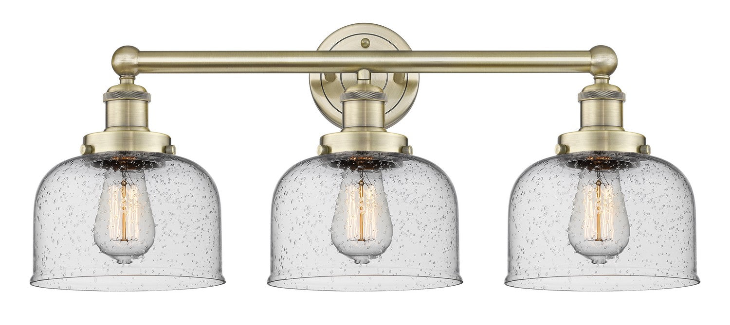 Innovations 616-3W-AB-G74 Three Light Bath Vanity, Antique Brass