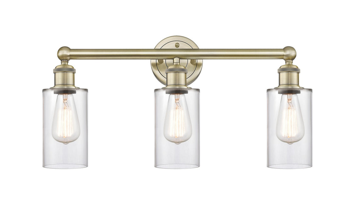 Innovations 616-3W-AB-G802 Three Light Bath Vanity, Antique Brass