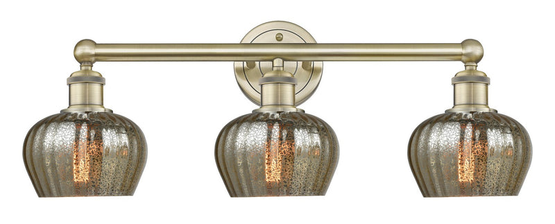 Innovations 616-3W-AB-G96 Three Light Bath Vanity, Antique Brass