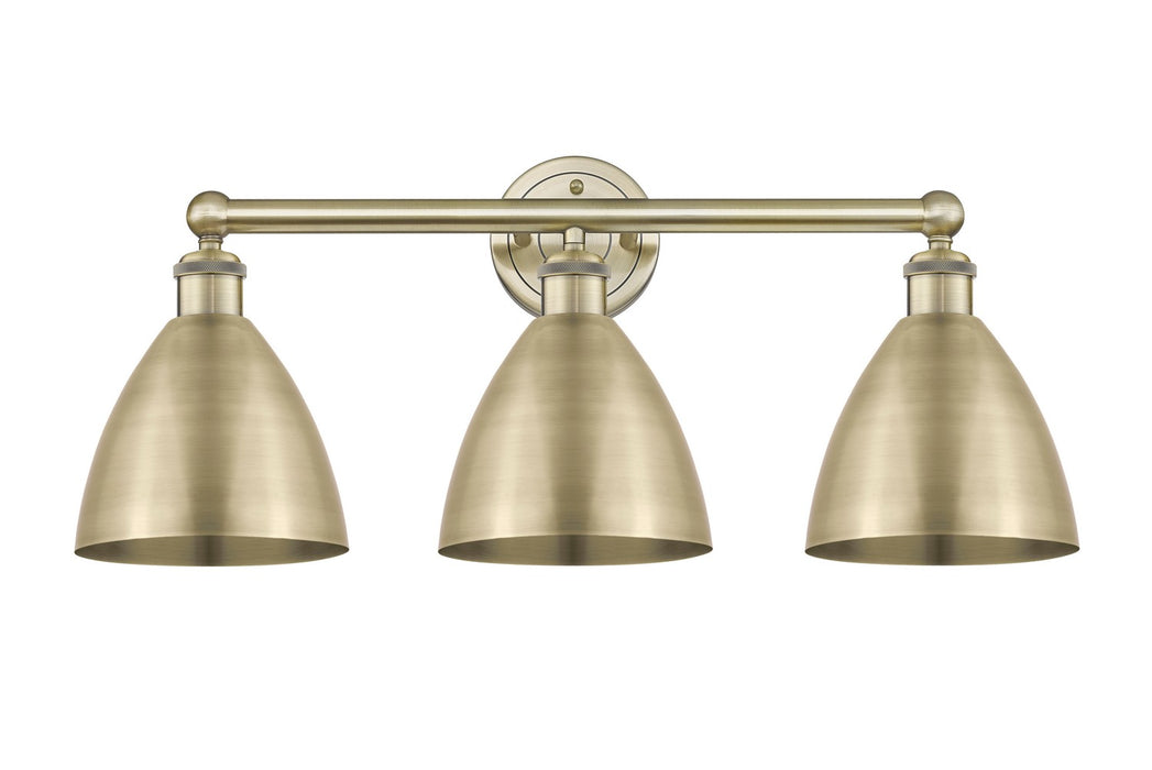 Innovations 616-3W-AB-MBD-75-AB Three Light Bath Vanity, Antique Brass