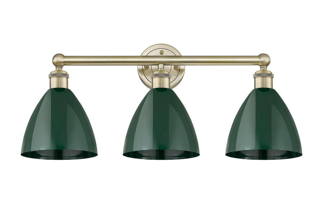 Innovations 616-3W-AB-MBD-75-GR Three Light Bath Vanity, Antique Brass