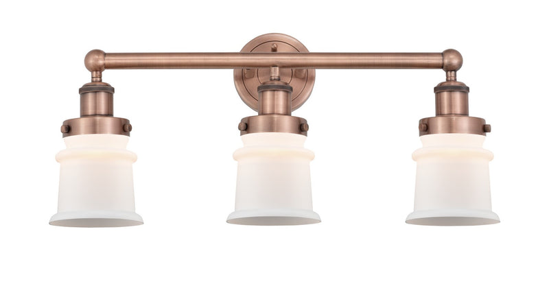 Innovations 616-3W-AC-G181S Three Light Bath Vanity, Antique Copper