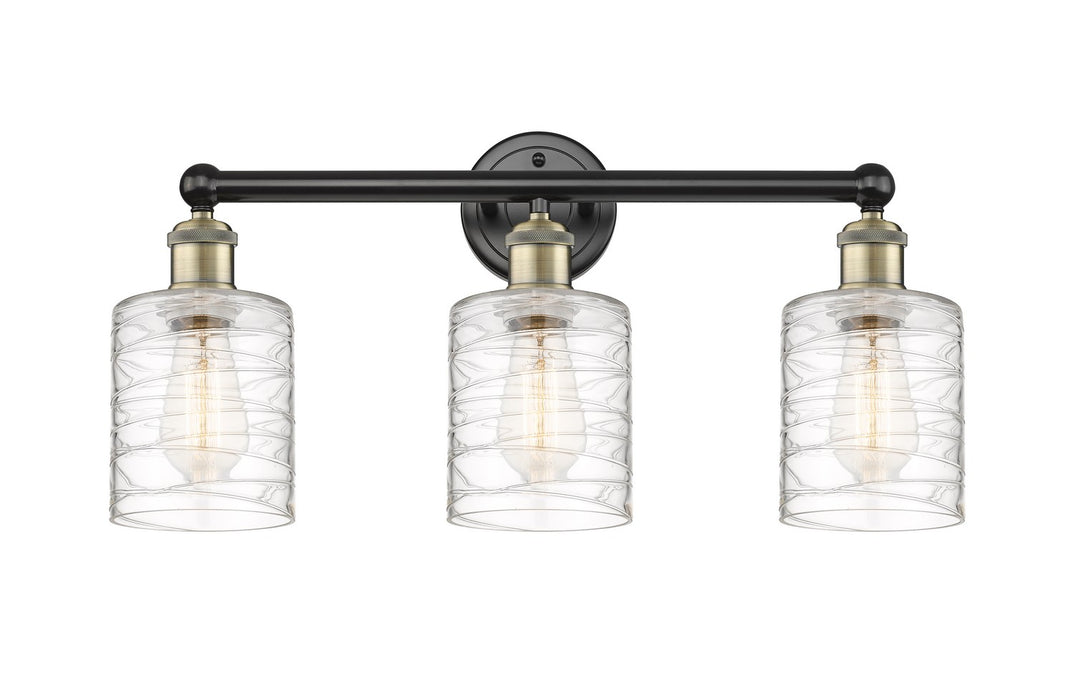 Innovations 616-3W-BAB-G1113 Three Light Bath Vanity, Black Antique Brass