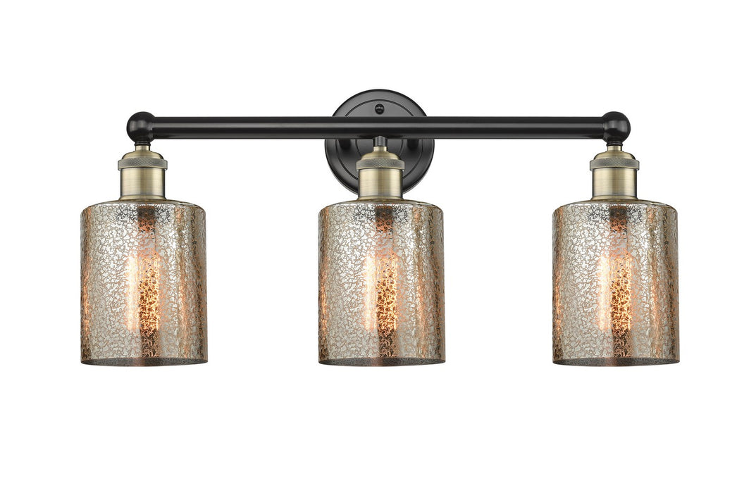 Innovations 616-3W-BAB-G116 Three Light Bath Vanity, Black Antique Brass