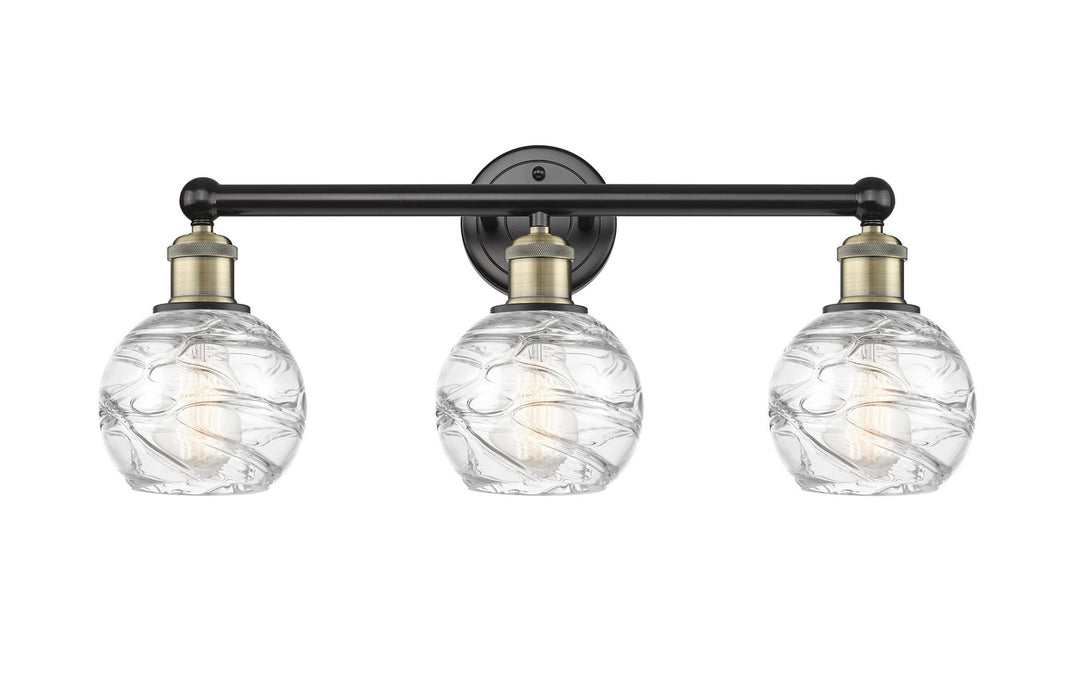Innovations 616-3W-BAB-G1213-6 Three Light Bath Vanity, Black Antique Brass