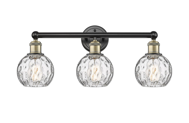 Innovations 616-3W-BAB-G1215-6 Three Light Bath Vanity, Black Antique Brass