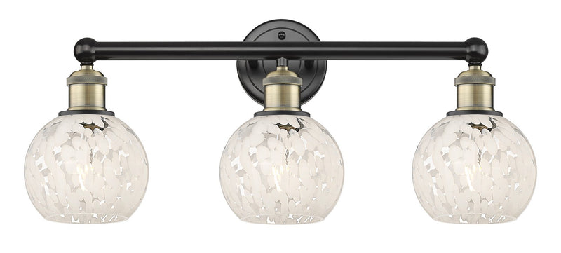 Innovations 616-3W-BAB-G1216-6WM LED Bath Vanity, Black Antique Brass