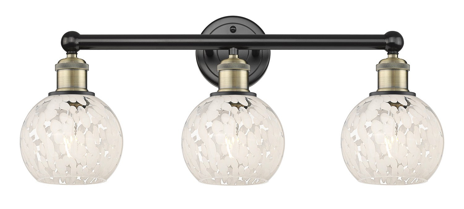 Innovations 616-3W-BAB-G1216-6WM LED Bath Vanity, Black Antique Brass