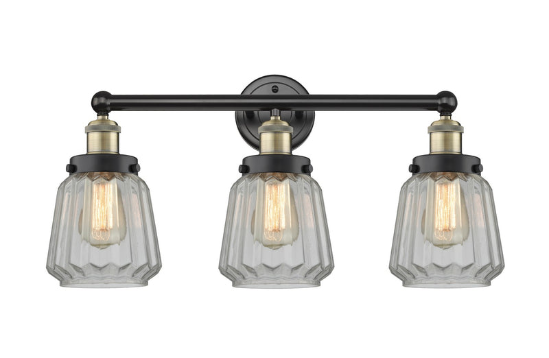 Innovations 616-3W-BAB-G142 Three Light Bath Vanity, Black Antique Brass