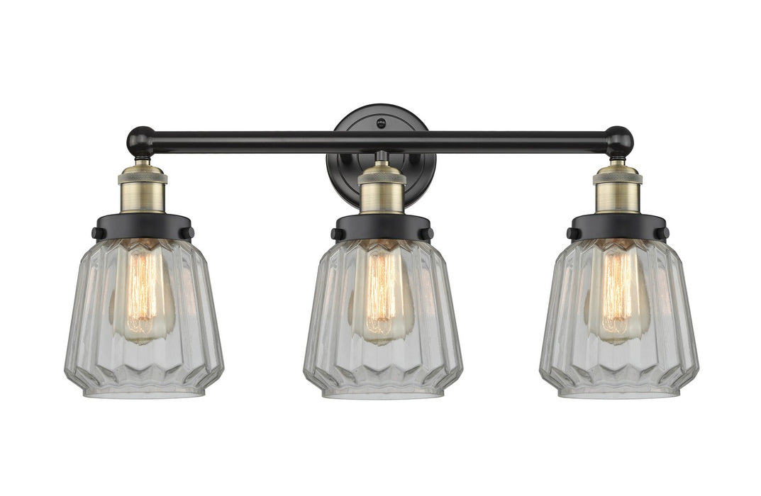 Innovations 616-3W-BAB-G142 Three Light Bath Vanity, Black Antique Brass