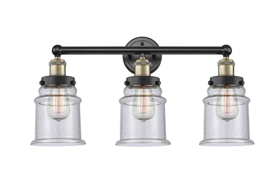 Innovations 616-3W-BAB-G184 Three Light Bath Vanity, Black Antique Brass