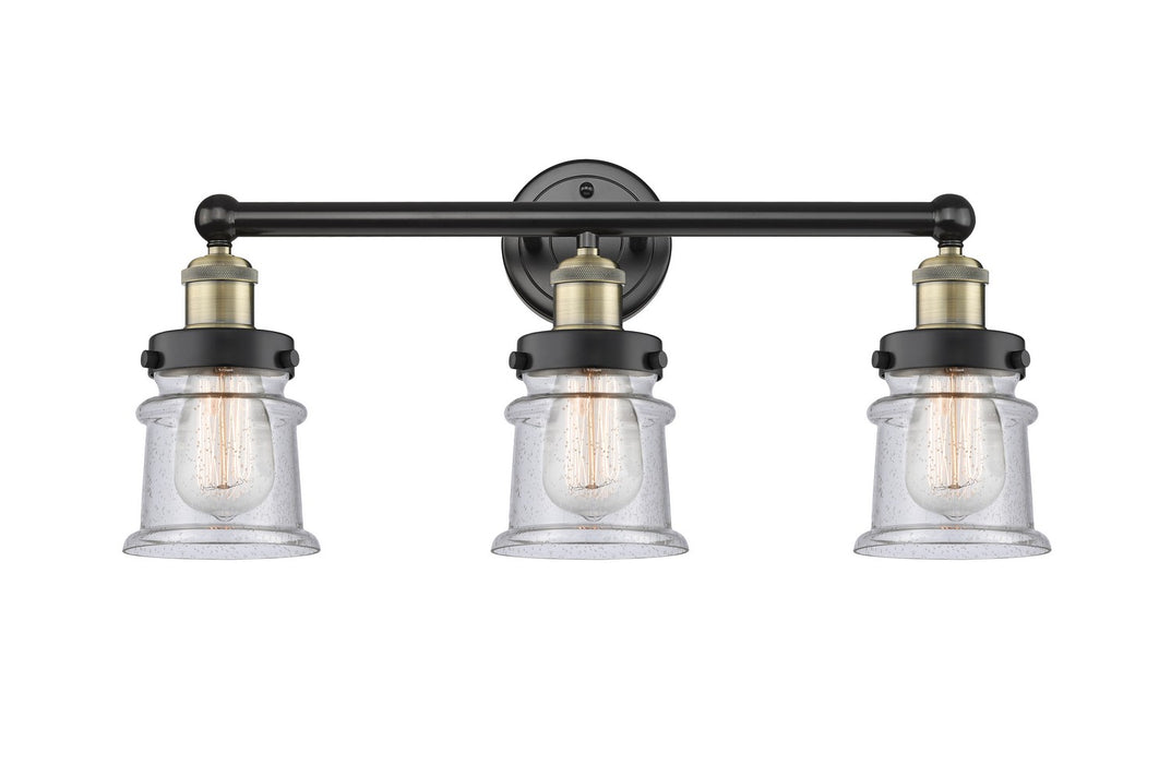 Innovations 616-3W-BAB-G184S Three Light Bath Vanity, Black Antique Brass