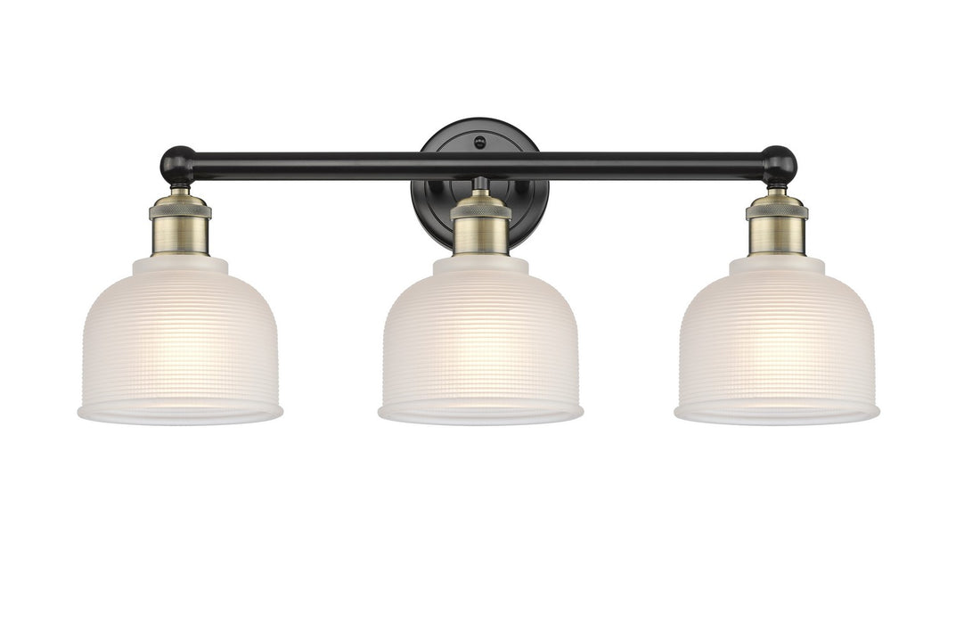 Innovations 616-3W-BAB-G411 Three Light Bath Vanity, Black Antique Brass