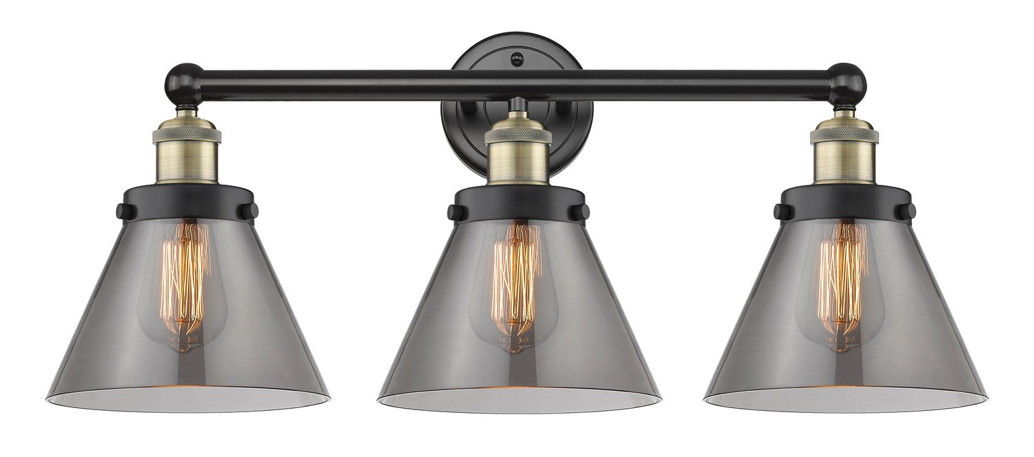 Innovations 616-3W-BAB-G43 Three Light Bath Vanity, Black Antique Brass