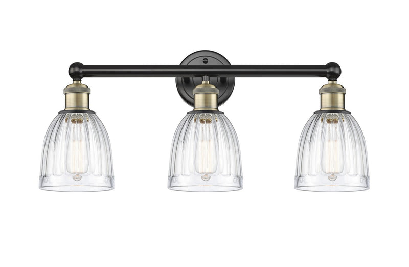 Innovations 616-3W-BAB-G442 Three Light Bath Vanity, Black Antique Brass