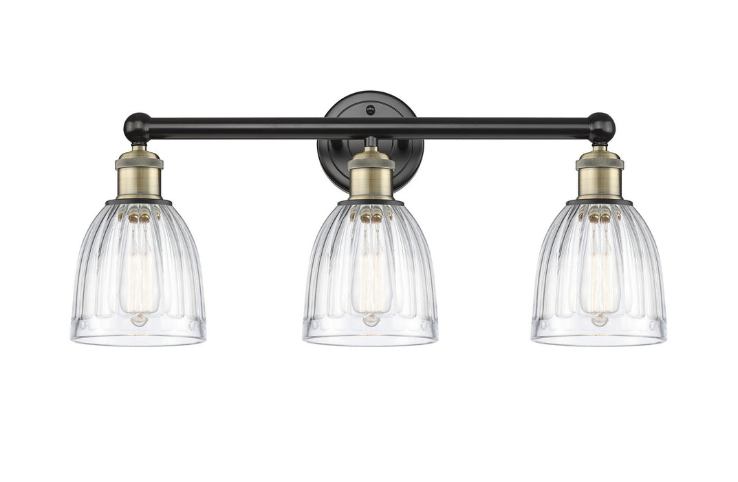Innovations 616-3W-BAB-G442 Three Light Bath Vanity, Black Antique Brass