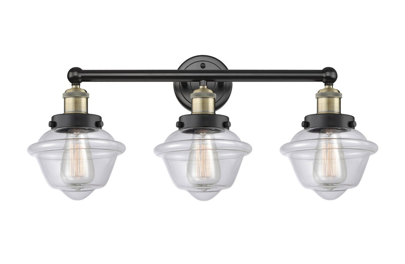 Innovations 616-3W-BAB-G532 Three Light Bath Vanity, Black Antique Brass