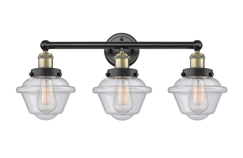 Innovations 616-3W-BAB-G534 Three Light Bath Vanity, Black Antique Brass