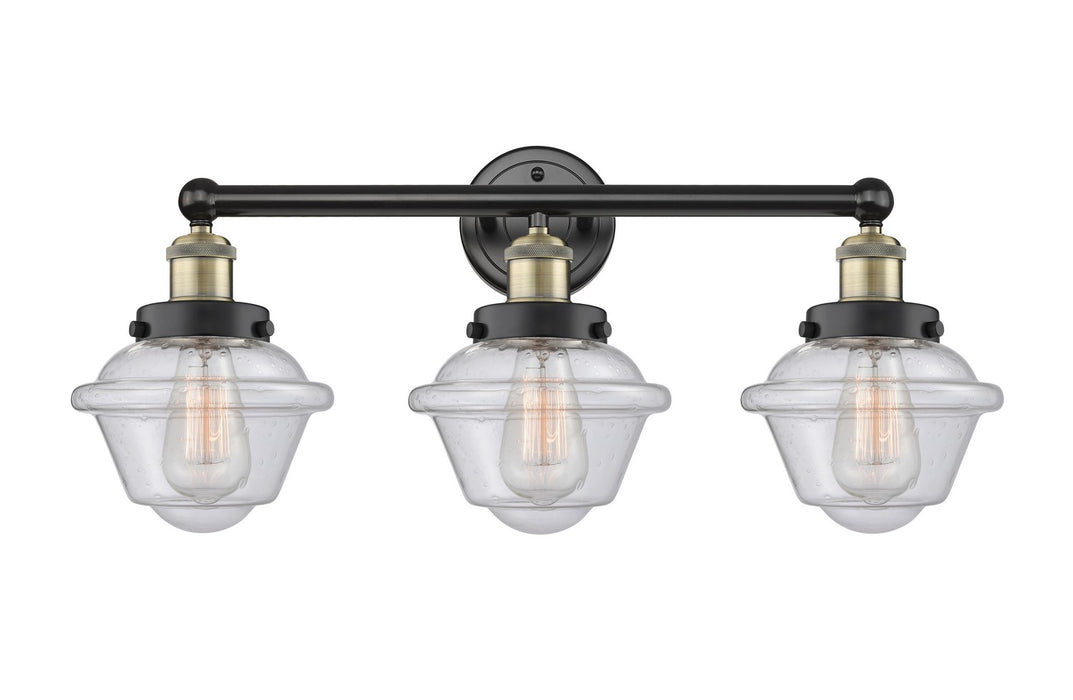 Innovations 616-3W-BAB-G534 Three Light Bath Vanity, Black Antique Brass