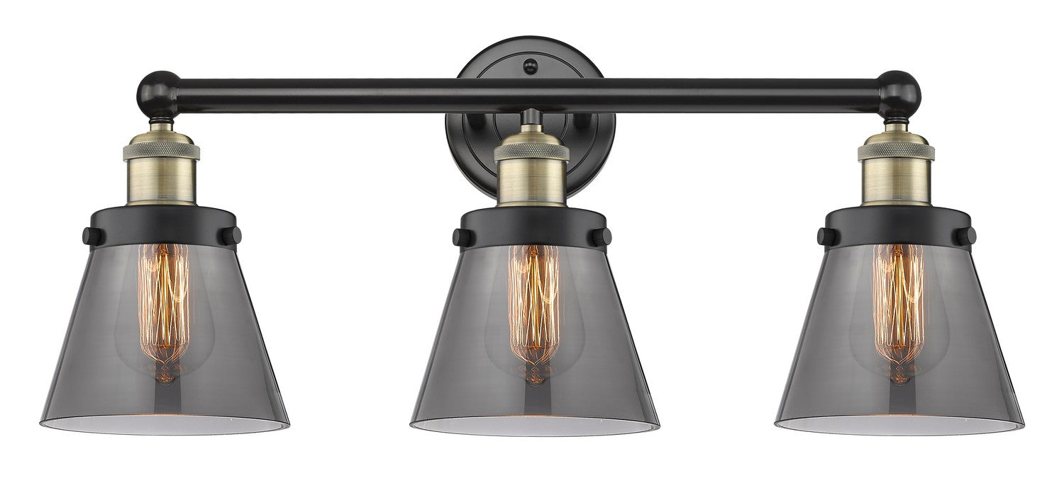 Innovations 616-3W-BAB-G63 Three Light Bath Vanity, Black Antique Brass