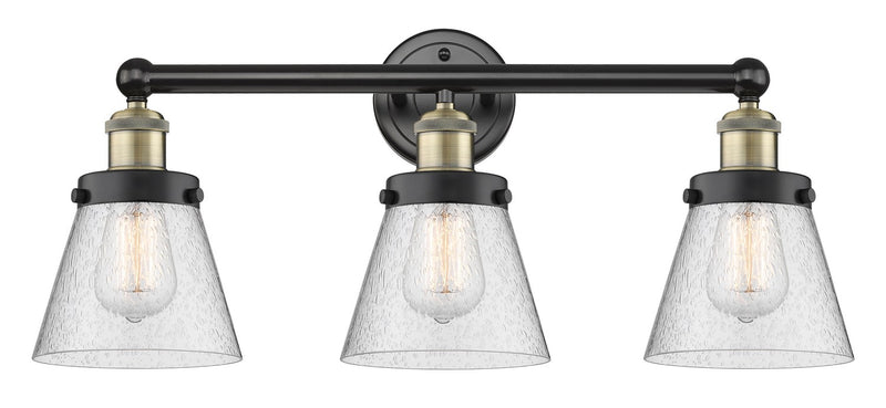 Innovations 616-3W-BAB-G64 Three Light Bath Vanity, Black Antique Brass