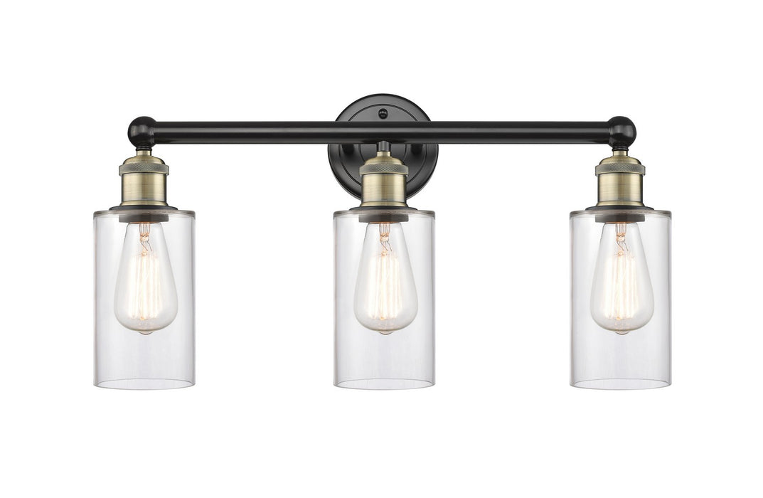 Innovations 616-3W-BAB-G802 Three Light Bath Vanity, Black Antique Brass