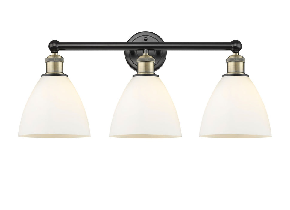 Innovations 616-3W-BAB-GBD-751 Three Light Bath Vanity, Black Antique Brass